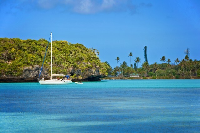 Exotic seascape, isle of Pines, New Caledonia